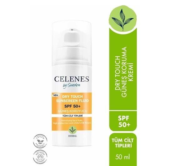 CELENES 50 ML GÜNEŞ KORUYUCU HERBAL DRY TOUCH