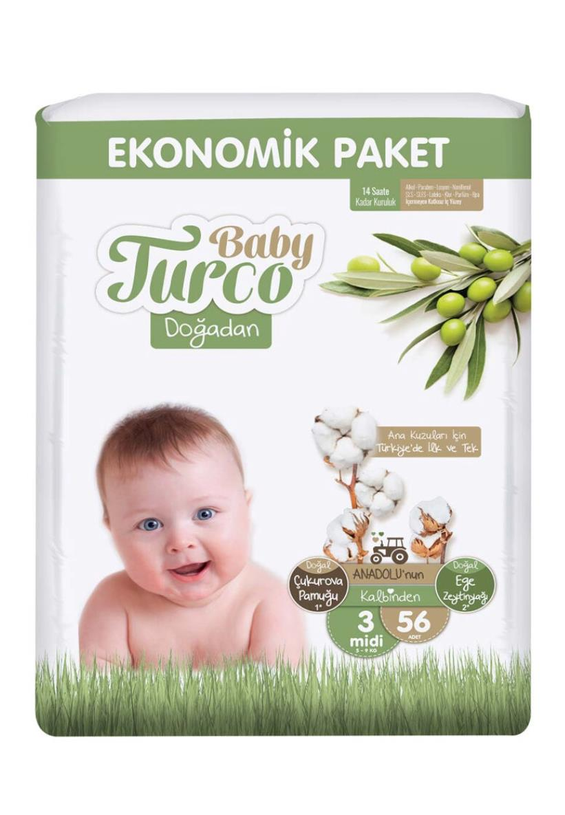 BABY TURCO DOĞADAN ECO MİDİ ( 56 X4 )