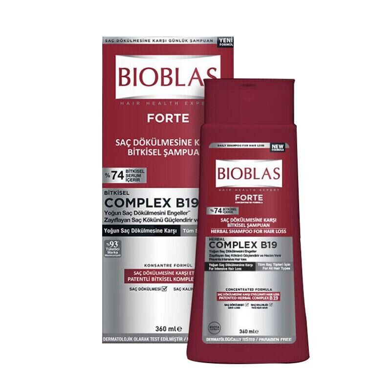 BİOBLAS 360 ML FORTE COMPLEX B19 BİTKİSEL ŞAMPUAN