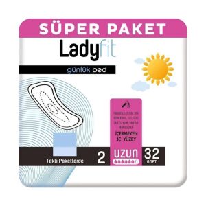 LADYFIT 32 Lİ PAMUK PED SÜPER UZUN