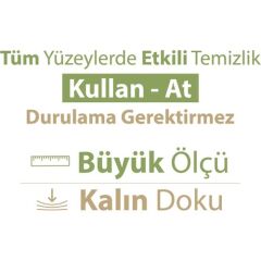 BABY TURCO 100 LÜ ISLAK HAVLU YÜZEY TEMİZLEYİCİ