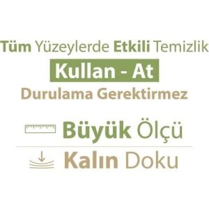 BABY TURCO 100 LÜ ISLAK HAVLU YÜZEY TEMİZLEYİCİ